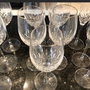 Waterford Lismore Platinum Red Wine Crystal